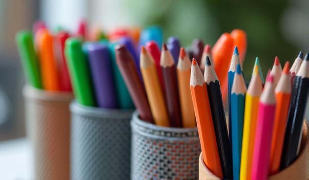 Большой набор канцелярских принадлежностей