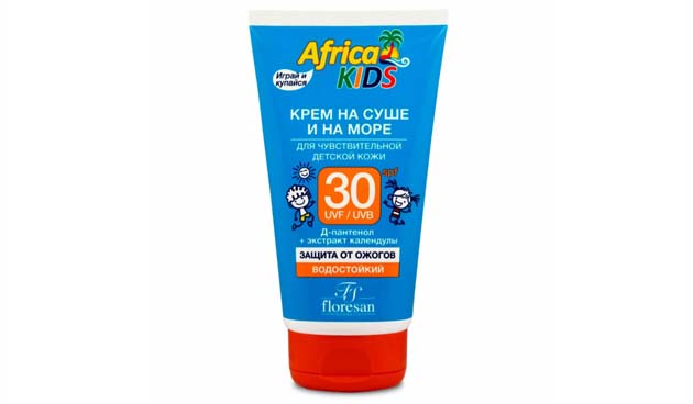 Крем солнцезащитный Africa Kids Floresan