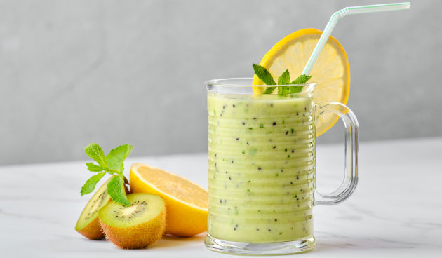 Смузи из киви и лимона