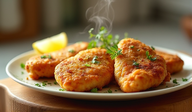 Куриные котлеты в мультиварке