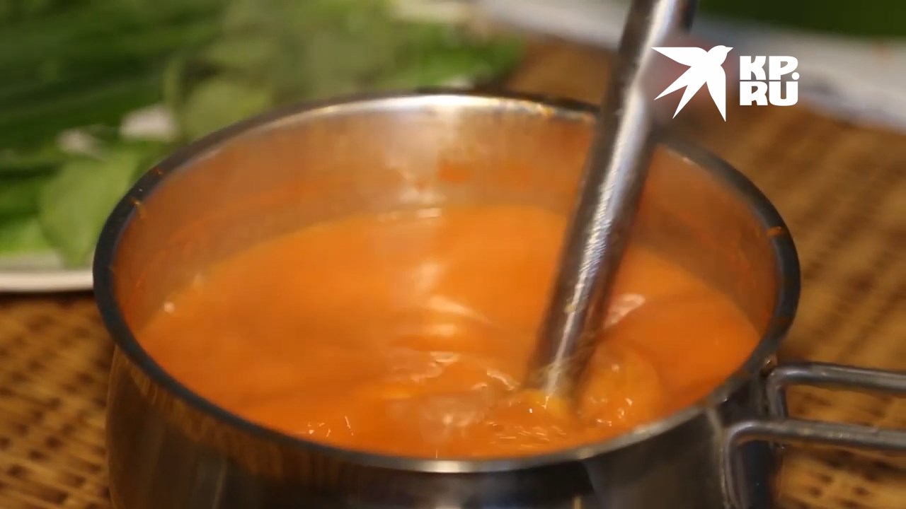 Взбиваем смесь блендером