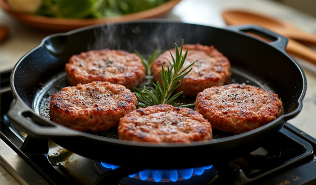 Быстрые котлеты на сковороде