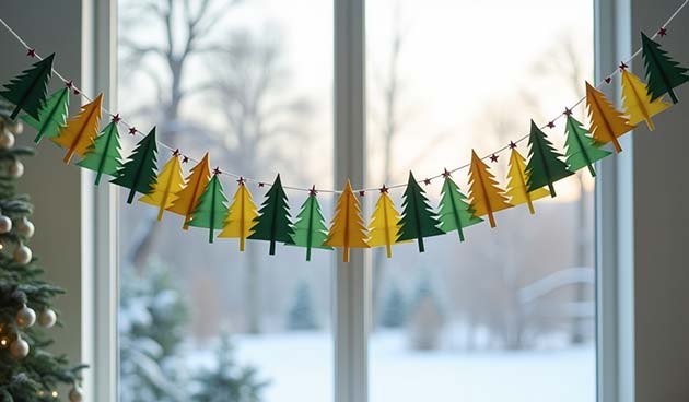 Картинки, фото новогодних гирлянд для вдохновения