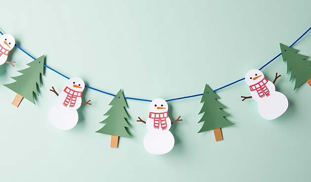 Картинки, фото новогодних гирлянд для вдохновения