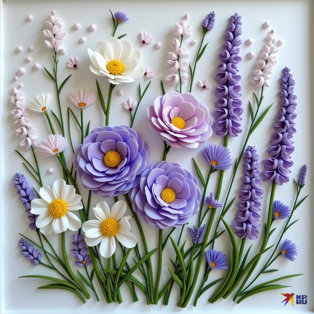 Картинки, фото с вышивкой лентами для вдохновения