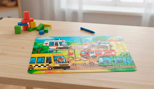 «Полезные машины» — Puzzle Time