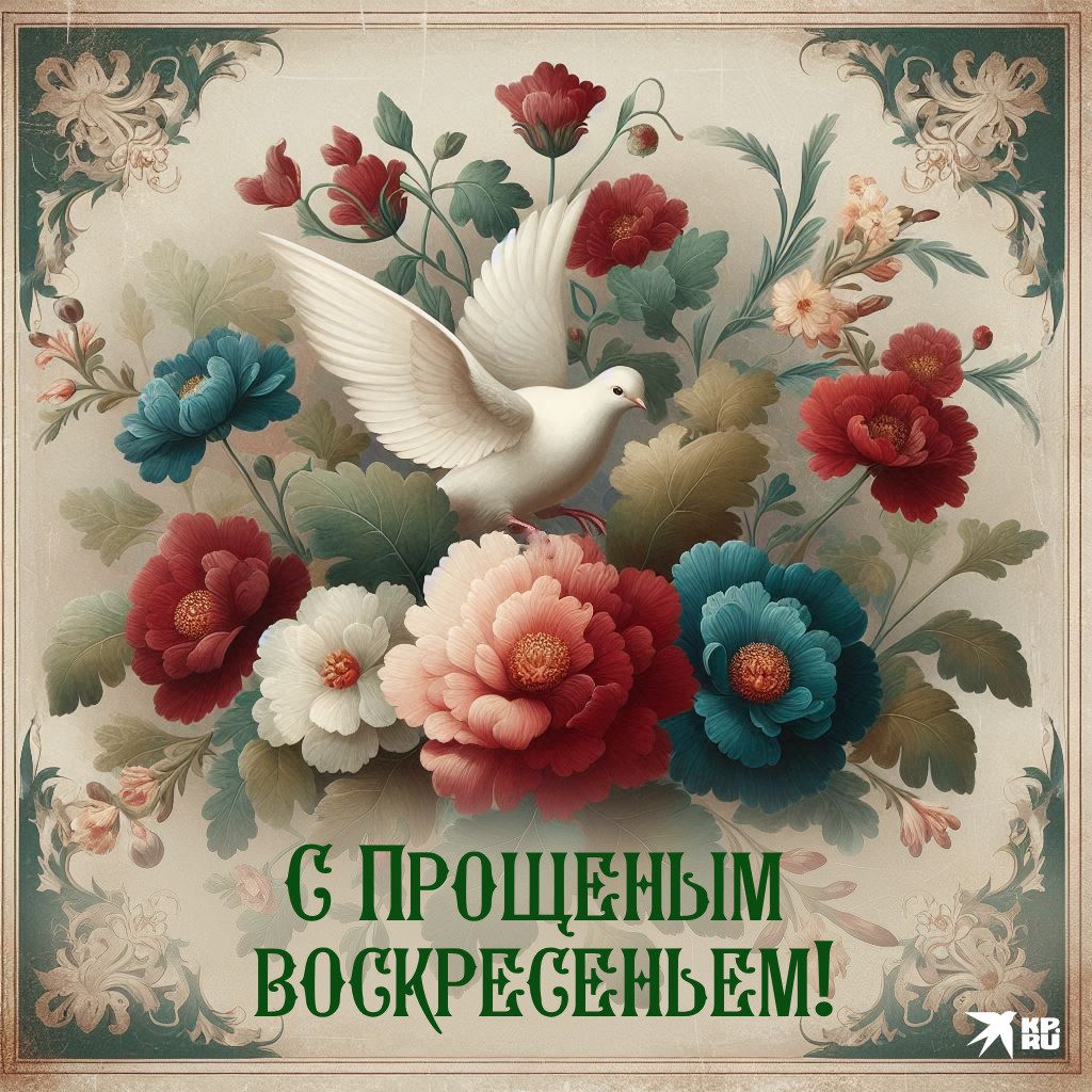 Картинки на Прощеное воскресенье в старинном стиле