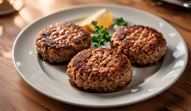 Говяжьи котлеты со специями и пряностями