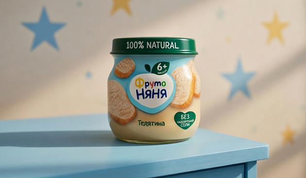 Пюре из телятины «ФрутоНяня»