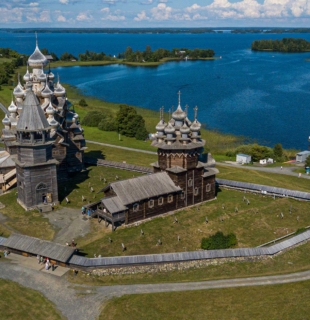 комплекс кижи вид сверху