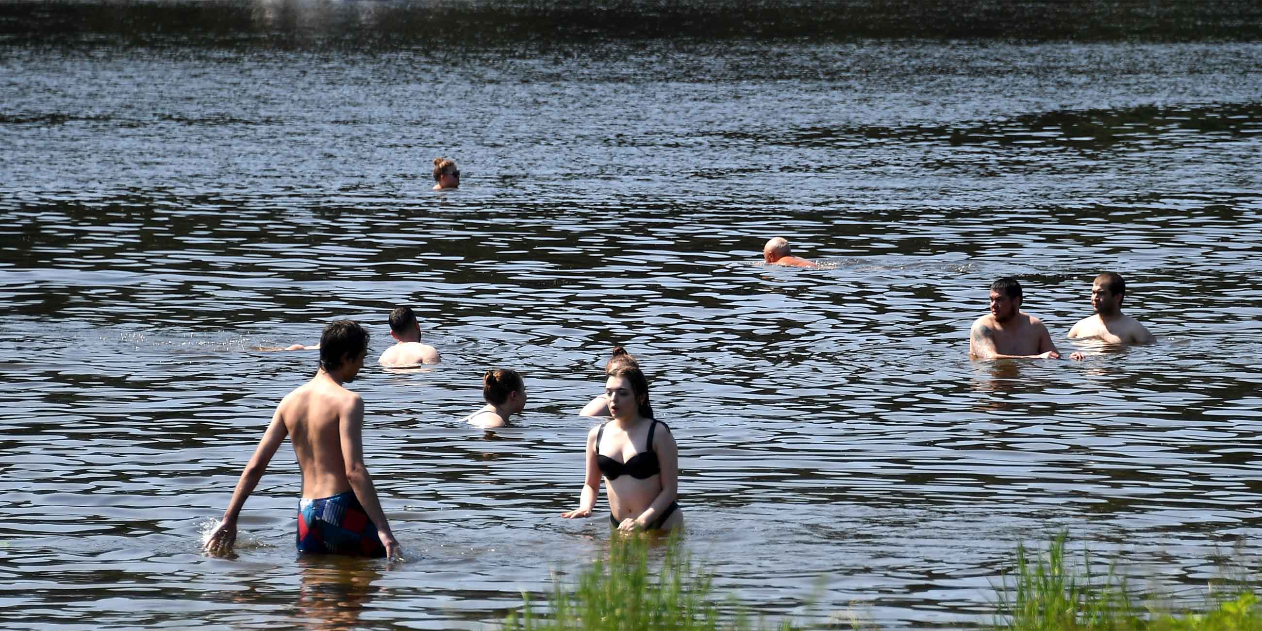 Пляж в Коккорево на Ладожском озере