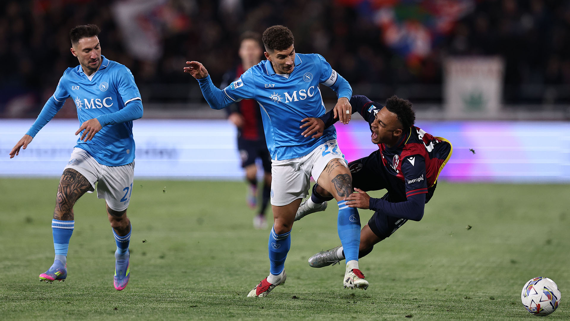 ФК «Болонья» — ФК «Наполи». Фото: globallookpress.com/Michele Finessi