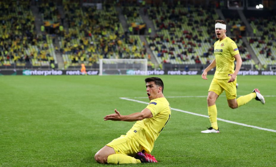 Жерар Морено празднует гол в ворота «МЮ» . Фото: Global Look Press