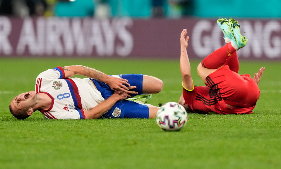 Игрок сборной России Дмитрий Баринов о матче против Бельгии. Фото: Reuters