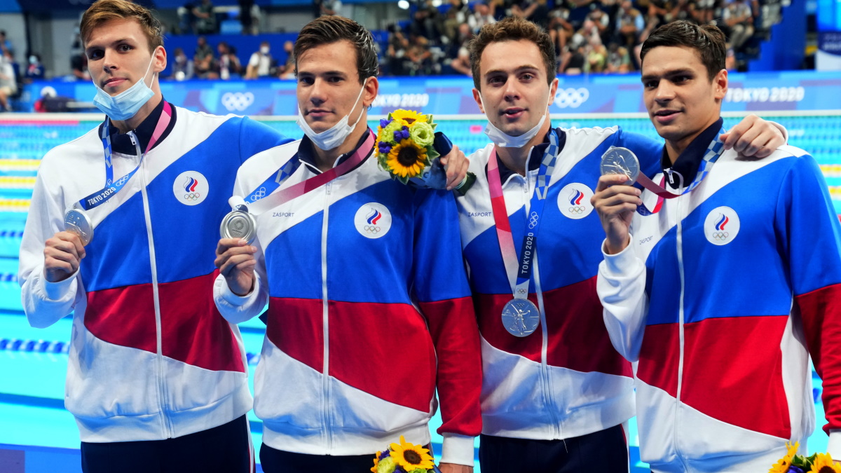 Сборная России вновь - вице-чемпионы Олимпиады в эстафете 4 по 200 метров вольным стилем. Фото: Reuters