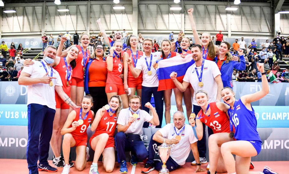 Юниорская сборная России по волейболу - чемпионки мира! Фото: Volleyballworld