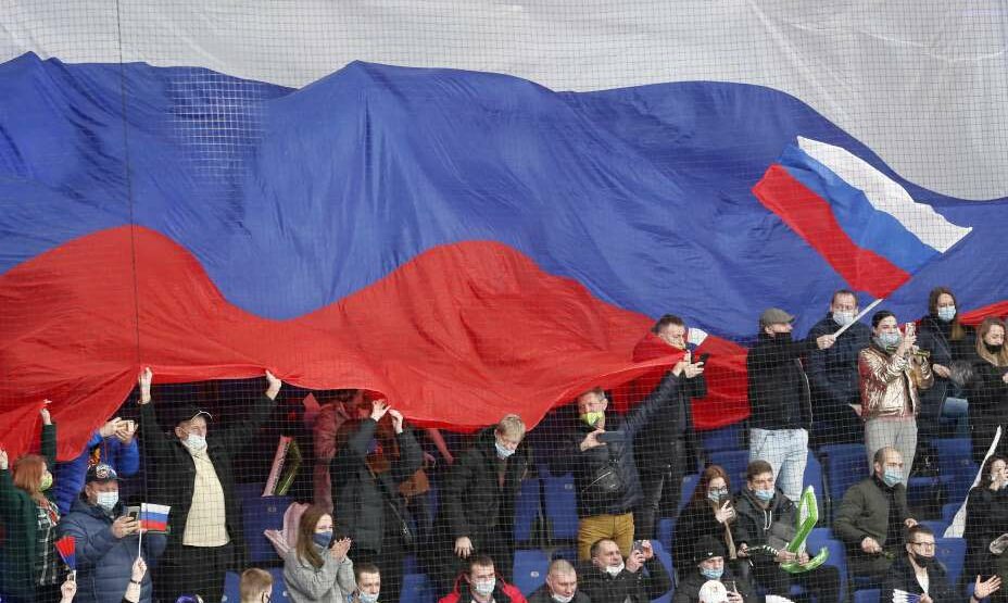 Болельщики сборной России по хоккею