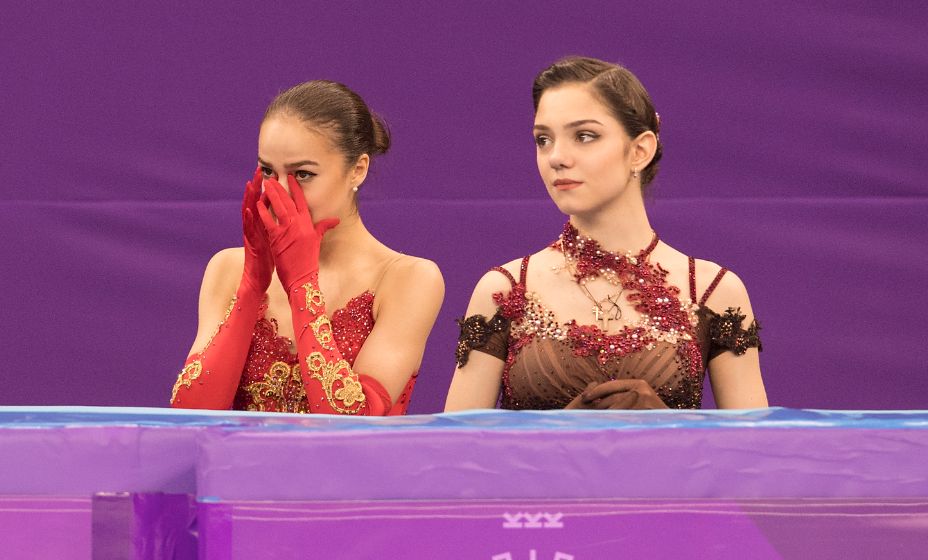 Алина Загитова и Евгения Медведева в Пхенчхане-2018. Фото: Global Look Press