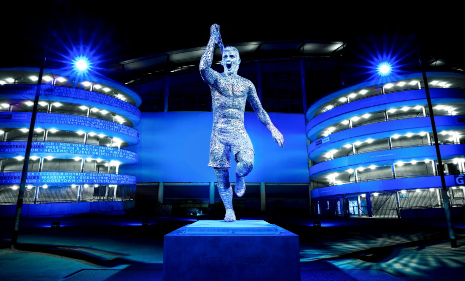 Статуя Серхио Агуэро в «Манчестер Сити». Фото: соцсети «Манчестер Сити»