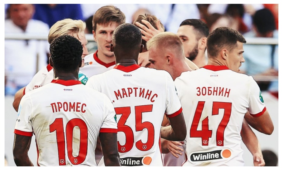 Футболисты «Спартака» заработали три очка в Екатеринбурге. Фото: соцсети «Спартака»