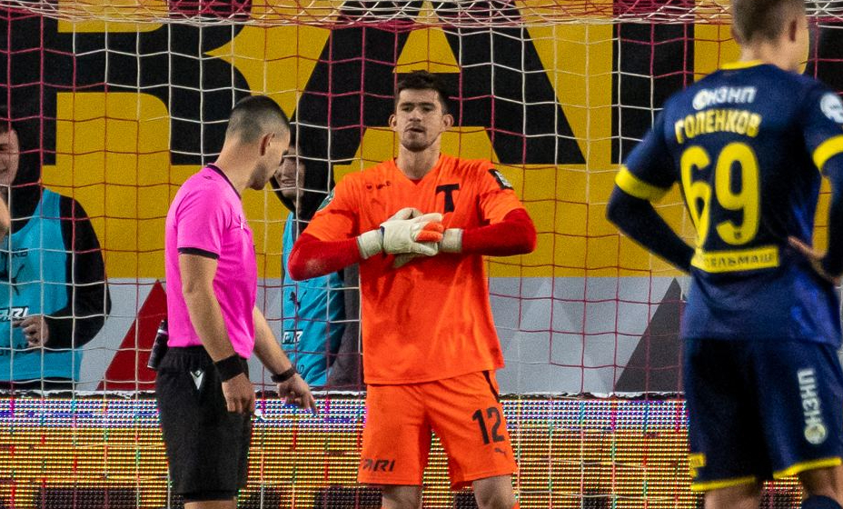 Вратарь «Торпедо» Бабурин
Фото: ФК «Торпедо»