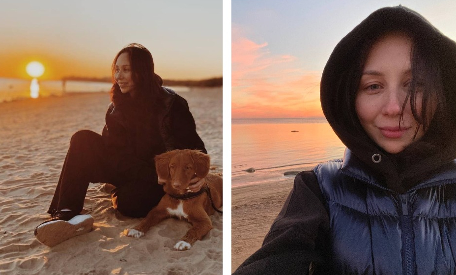 Туктамышева проводила закат вместе со своим питомцем на берегу залива.
Фото: Личная страница Елизаветы Туктамышевой в соцсетях