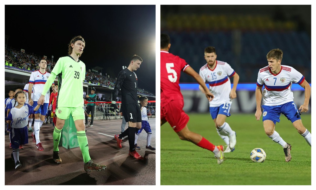Сборная России обыграла Киргизию в Бишкеке. Фото: Соцсети РФС