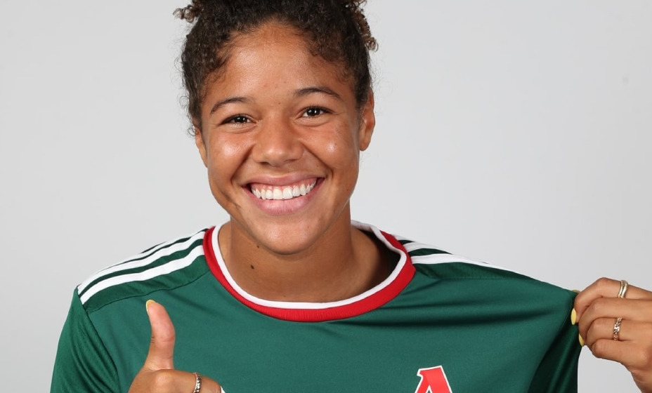 Американская нападающая «Локомотива» Кайлан Уиллиамс.
Фото: ЖФК «Локомотив» Москва