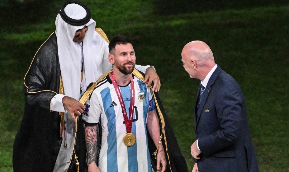 Месси, эмир Катара, Инфантино