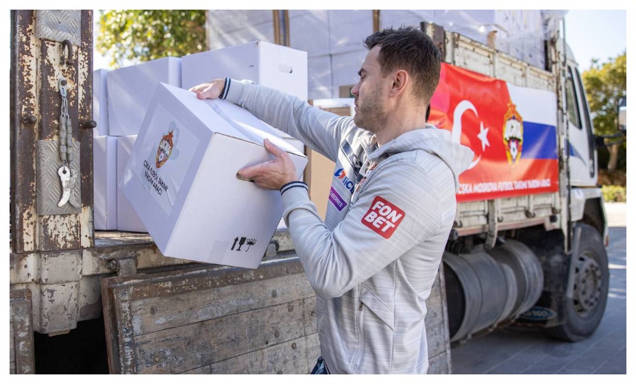 ПФК ЦСКА отправил гуманитарную помощь пострадавшим в Турции. Фото: соцсети ПФК ЦСКА