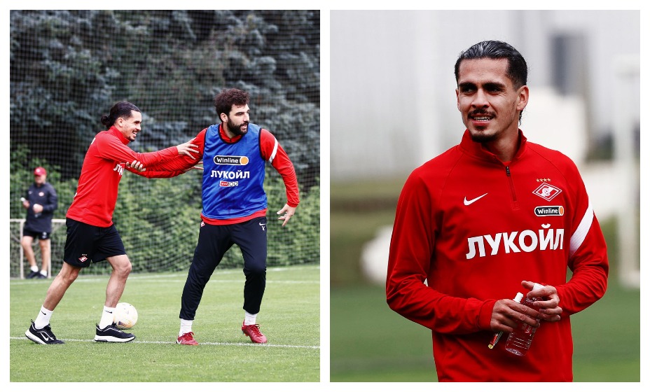 Хесус Медина тренируется в «Спартаке» индивидуально. Фото: соцсети ФК «Спартак»