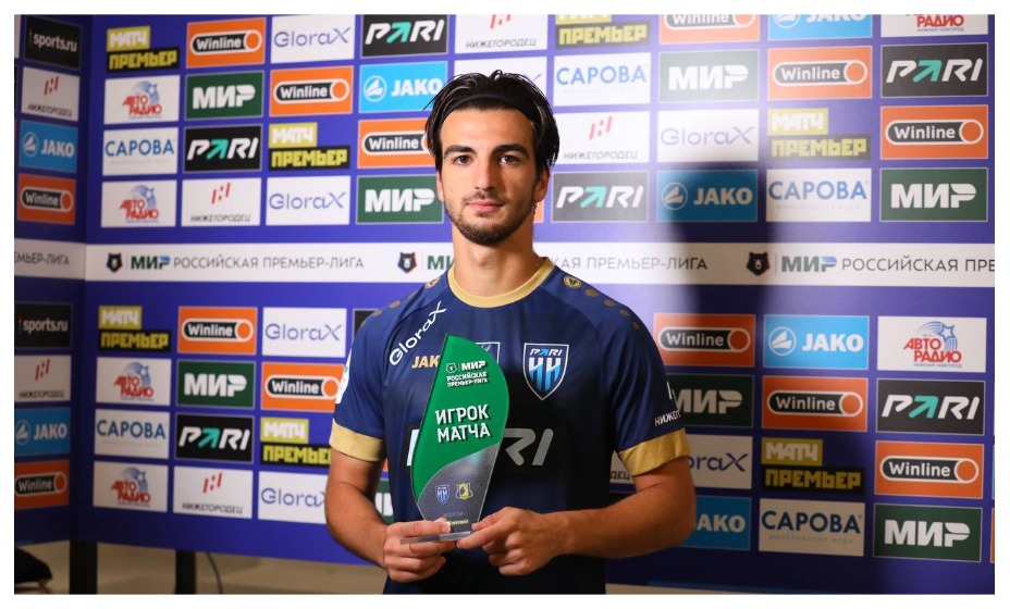 В «Пари НН» подтвердили переход Севикяна в европейский клуб. Фото: ФК «Пари НН»