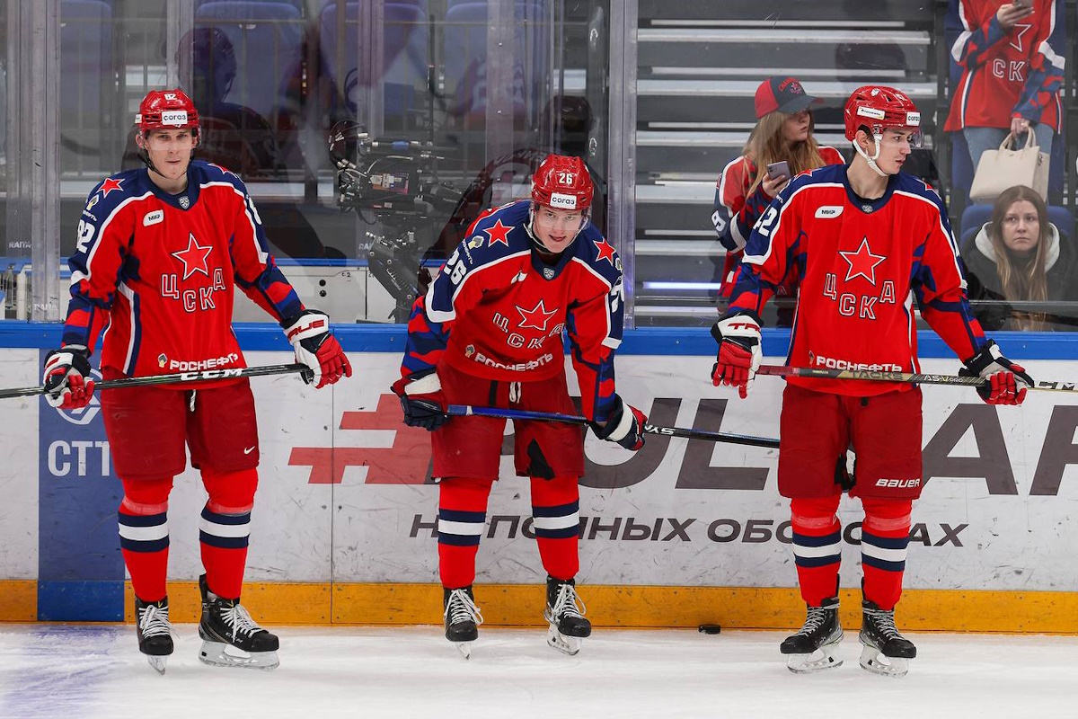 ЦСКА разочаровал Владислава Третьяка. Фото: пресс-служба ХК ЦСКА (Москва)