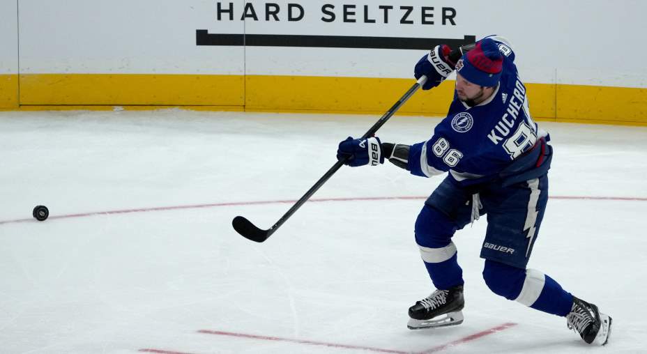 Россиянин Никита Кучеров повеселился на Матче всех звезд НХЛ. Фото: Reuters