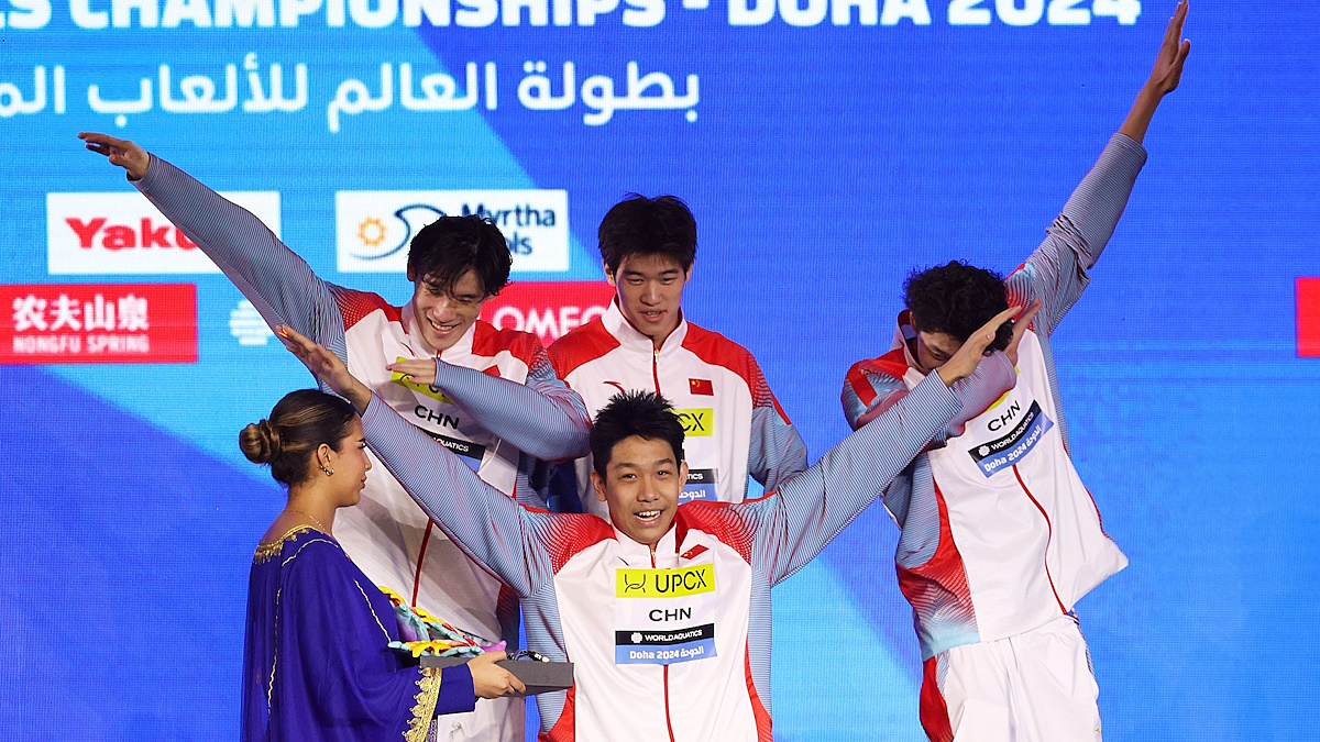 В адрес пловцов сборной Китая посыпались обвинения с Запада. Фото: GLOBAL LOOK PRESS