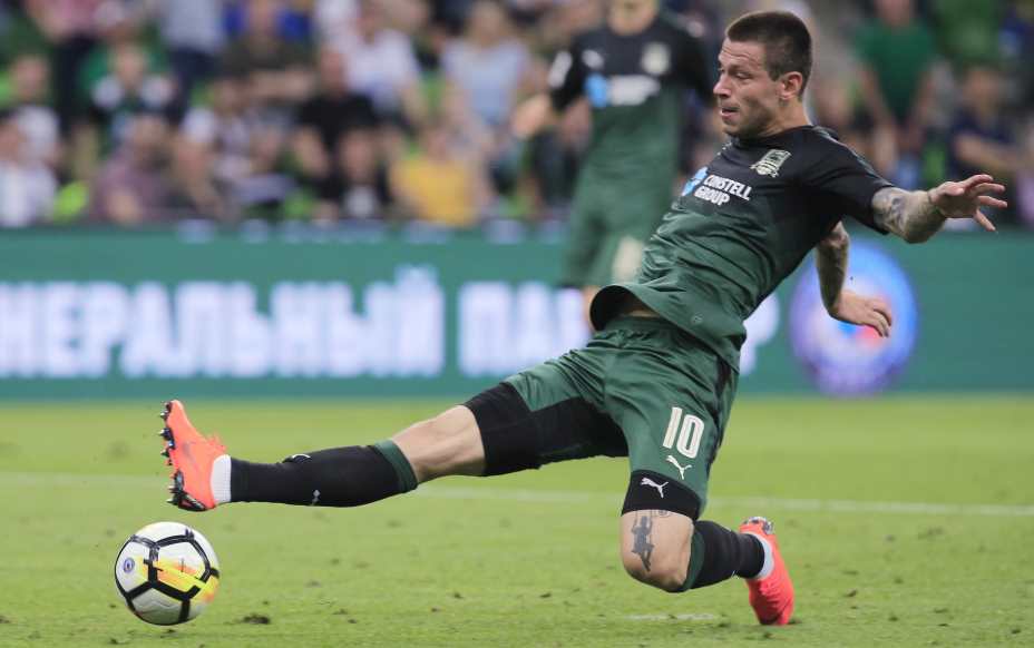 Нападающий Федор Смолов возвращается в «Краснодар». Фото: ТАСС