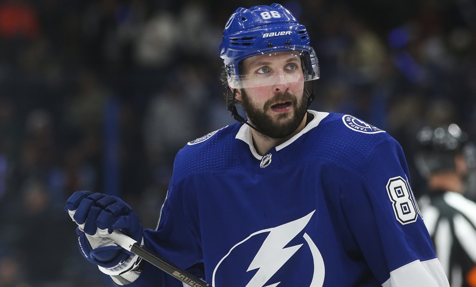 «Тампа» без Кучерова проиграла «Детройту» в матче НХЛ. Фото: Global Look Press