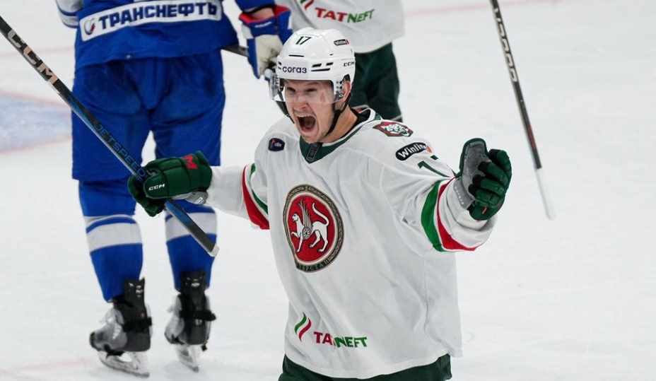 «Ак Барс» вырвал победу у московского «Динамо». Фото: Соцсети ХК «Ак Барс»