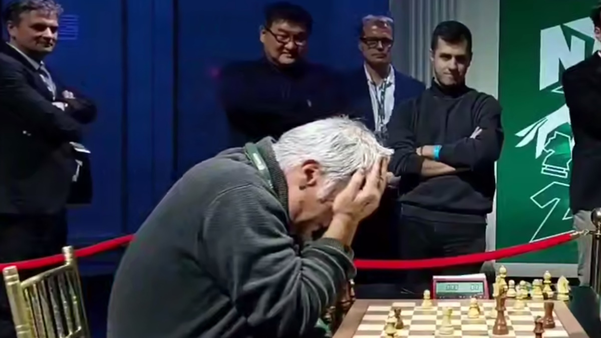 Василий Иванчук. Фото: стоп-кадр официальной прямой трансляции