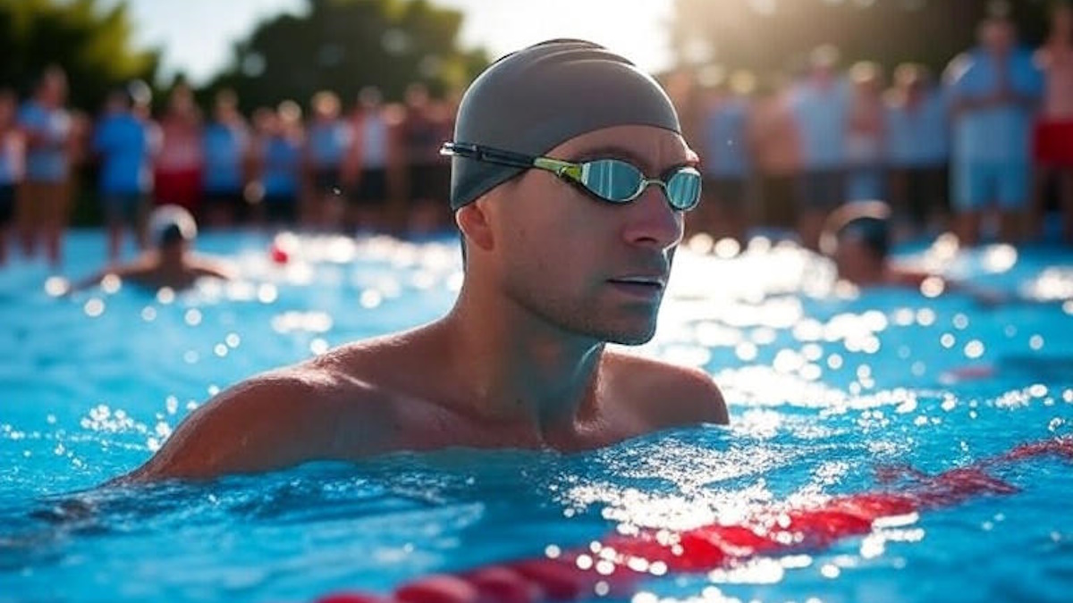 Трагедия произошла на соревнованиях по триатлону. Фото: ИИ