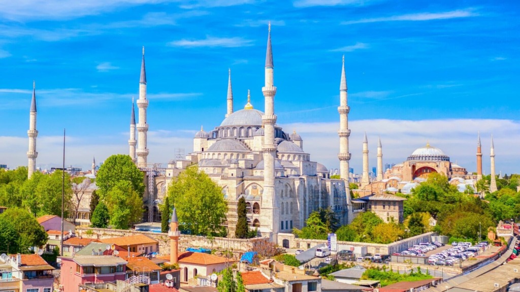 Голубая мечеть и собор Святой Софии, Стамбул