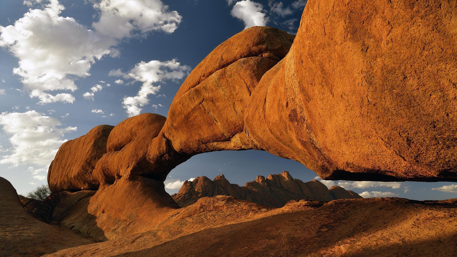 Естественная каменная арка в Шпицкоппе.